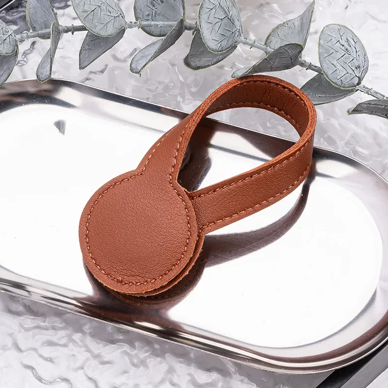 clip de chapeau magnétique en cuir pu polyvalent, organisateur rond magnétique puissant, breloques pour sac de voyage, accessoires de bagages
