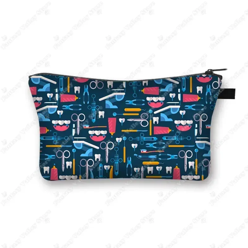 étui à cosmétiques pour médecin et infirmière, stéthoscope médical, seringue, trousse de toilette, organisateur, sacs à cosmétiques pour femmes, trousse de maquillage pour hôpital ecg