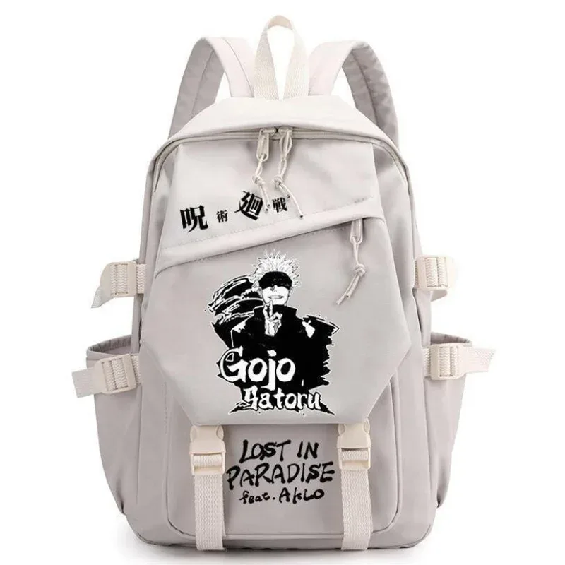 sac à dos anime jujutsu kaimmense pour hommes et femmes, cartable pour adolescents, sacs pour ordinateur portable gojo satoru, cartable d'extérieur à la mode