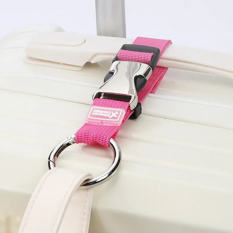 Sangle de Bagage de Voyage Portable en FiosphStrap, réinitialisation à Ressort en Métal, Sac à Dos Réglable en Nylon, Fixateur de Sac à Main, Sangle à Crochet