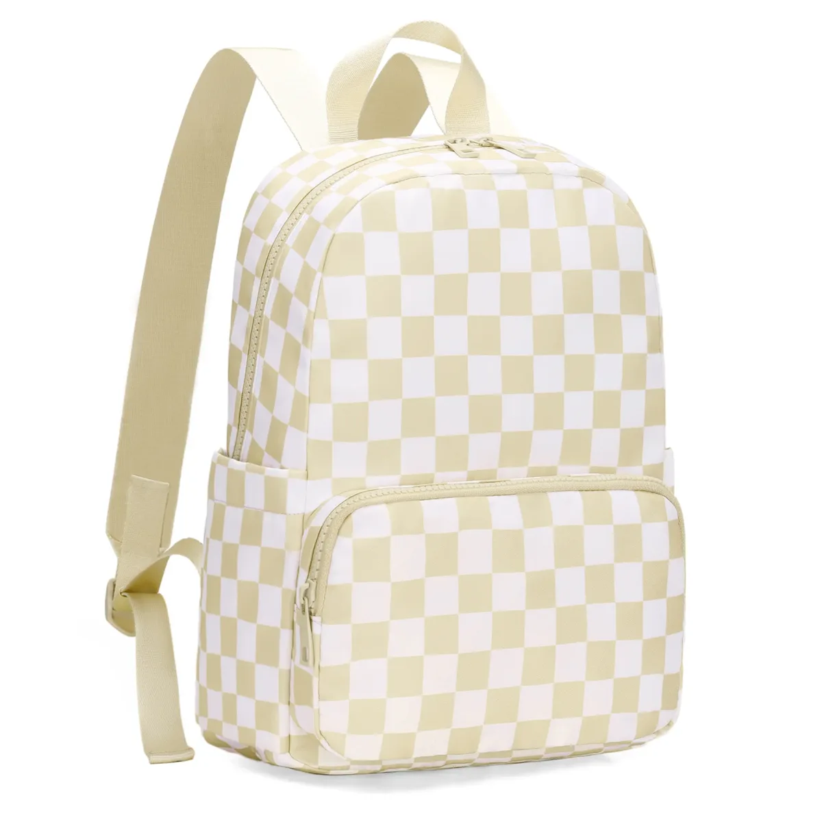 nouveau sac à dos classique unisexe à petits carreaux, léger et durable, imperméable, pour femmes, étudiants