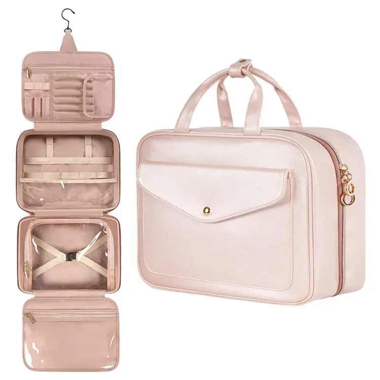 xmessun nouvelle trousse de rangement tendance, trousse de maquillage portable de voyage grande capacité, sac de toilette, trousse de rangement pour articles de toilette