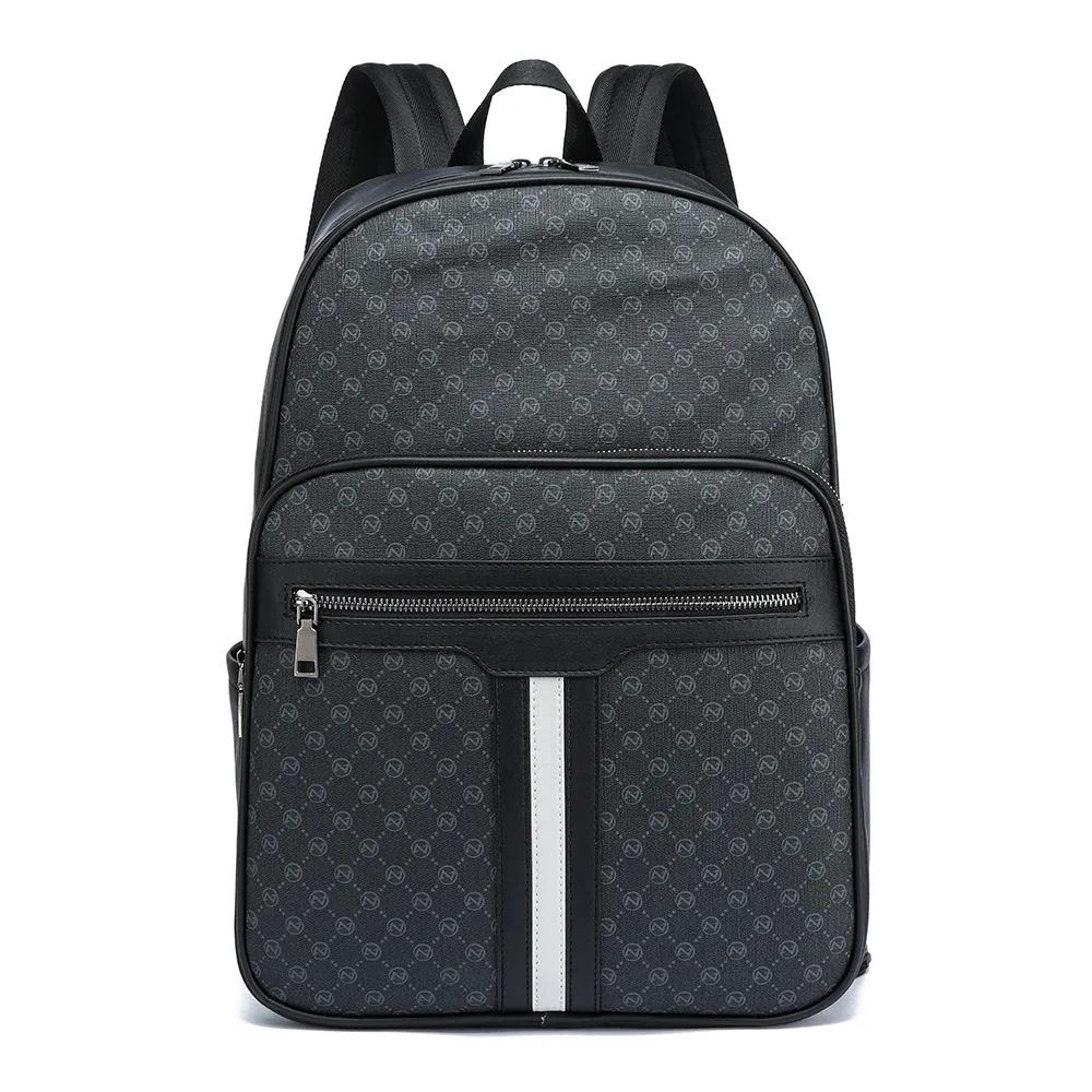 mode hommes sac à dos de luxe alligator cuir sac à dos hommes 14 pouces sacs à dos d'ordinateur portable mâle grande capacité sacs de voyage softbacks