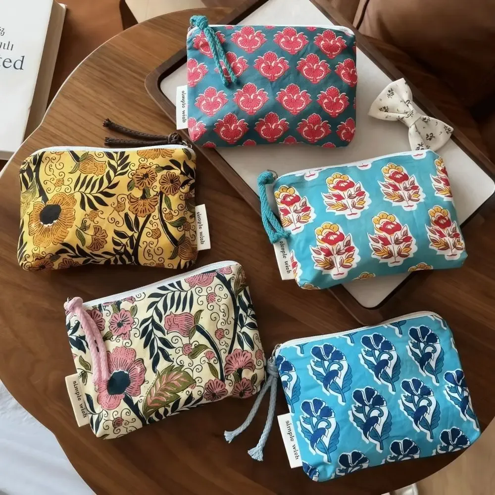 sac à serviettes hygiéniques vintage tendance, style indien, sac à maquillage en coton, mini sac de voyage à f