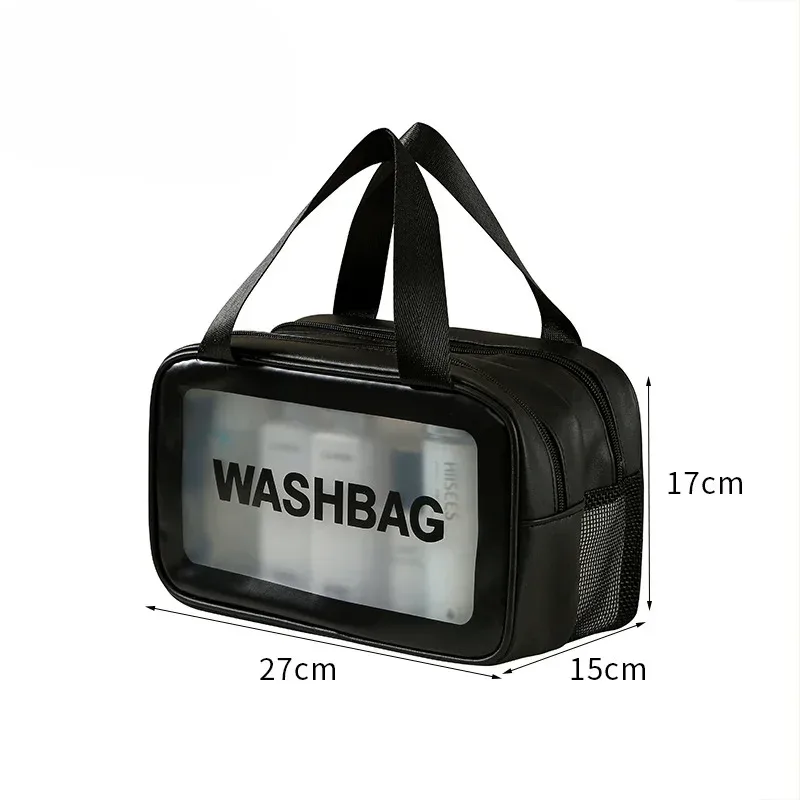 sac de maquillage séparé pour articles humides et secs, trousse de toilette portable, sac de rangement grande capacité pour essentiels de voyage, fitness et natation