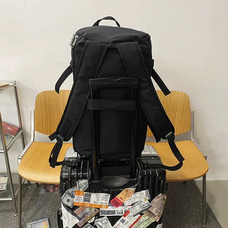 grand sac à bandoulière de voyage pour hommes, sac à dos de sport étanche, sac de bagages d'extérieur, seau de voyage, fonction mochila xa380c