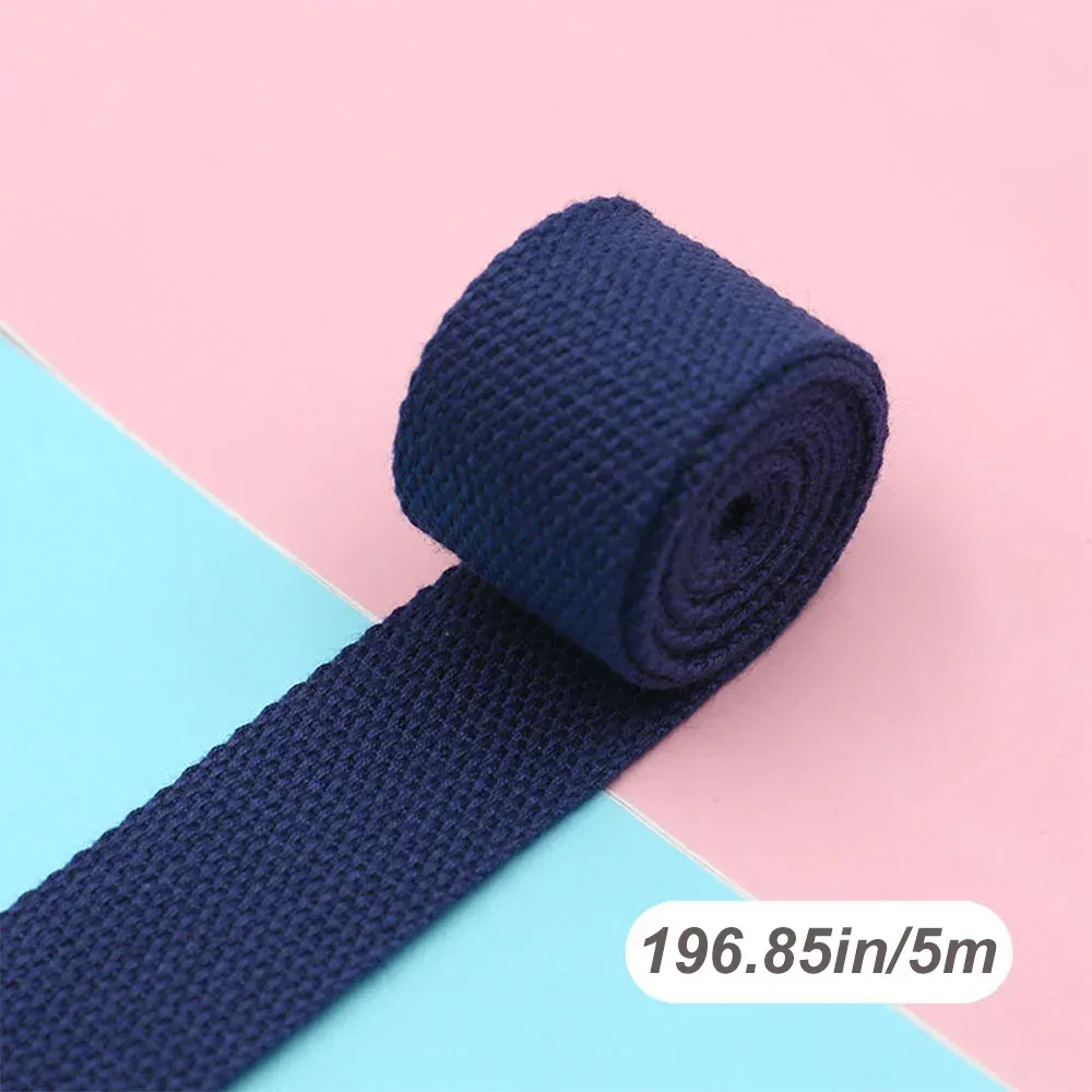 cerclage de sangle portable 5m x 32mm, pour sac à dos, bricolage, accessoires de ceinture de couture, ruban de décoration pour vêtements