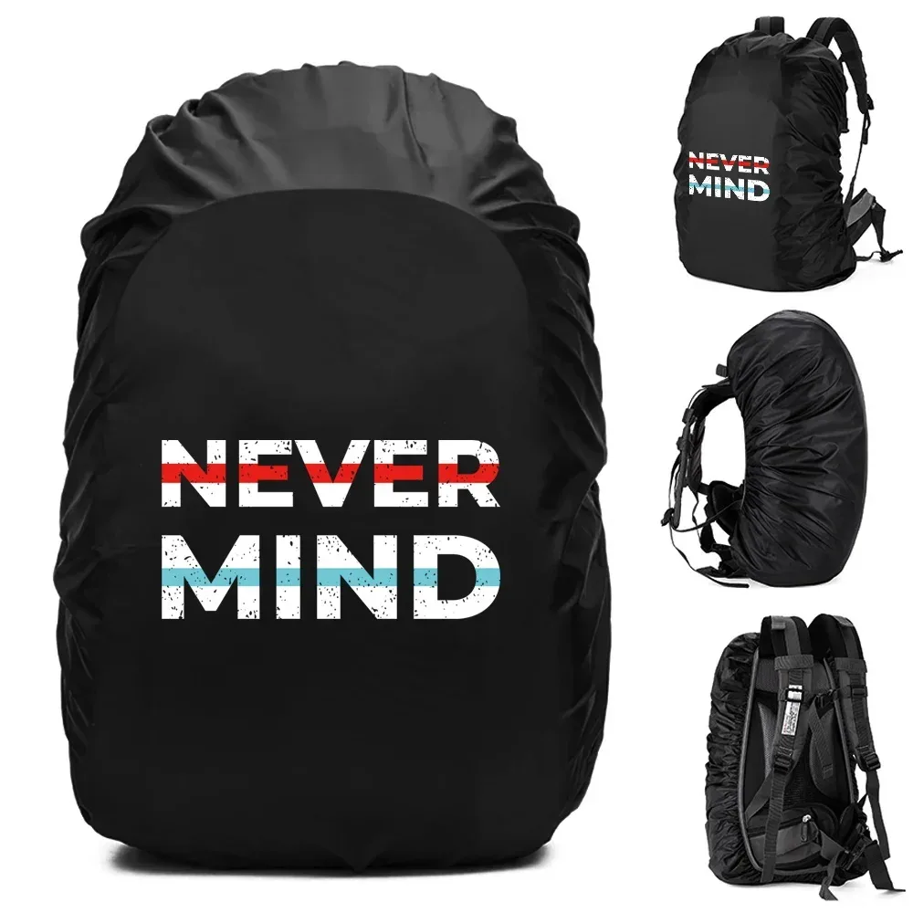 housse de pluie pour sac à dos, 20-70l, pour camping en plein air, randonnée, alpinisme, anti-poussière, imperméable, motif de phrase