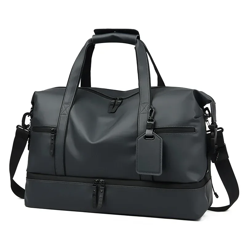 sac fourre-tout de voyage à la mode pour hommes et femmes, sac à main à bandoulière de grande capacité, sac de loisirs et de sport, sac de voyage d'affaires simple