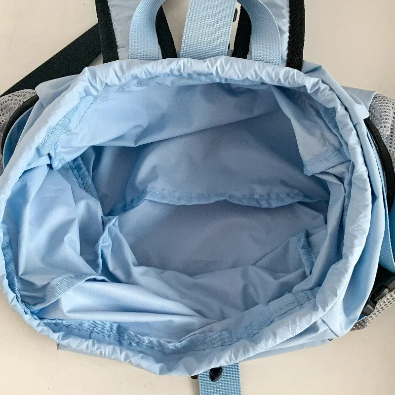 nouveau sac à dos léger à cordon de serrage, grande capacité, sac de sport décontracté, sac de voyage, sac de rangement, sac à bandoulière pour étudiants, unisexe