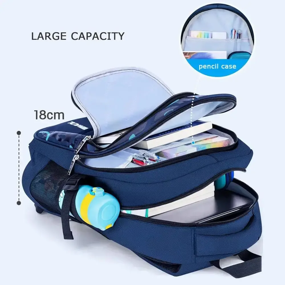 sac à dos scolaire imperméable pour enfants, sac à livres décontracté pour l'école primaire, pour garçons, usage quotidien