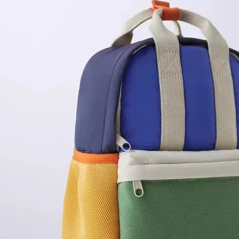 sac à dos kawaii pour femmes avec broderie en forme d'arête de poisson, sac d'étudiant léger, sac à dos de voyage tendance pour hommes et femmes
