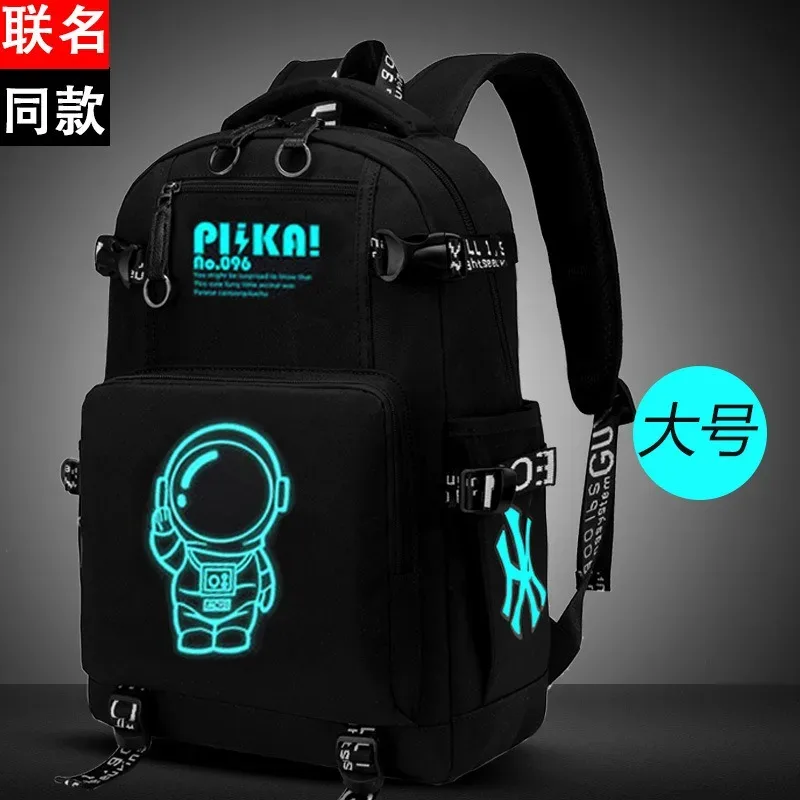 sac à dos lumineux imperméable, sac à dos décontracté léger, motif personnalisé, sac à dos tendance pour jeunes