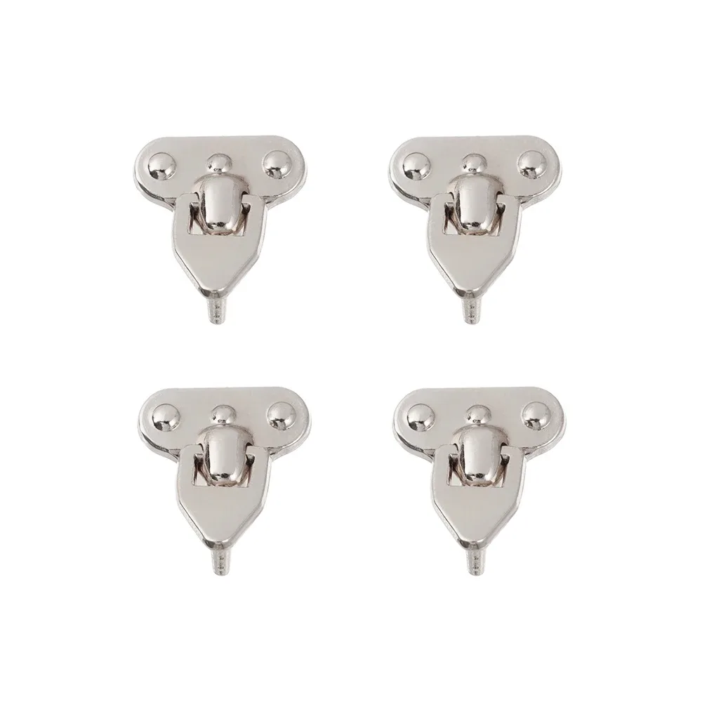 4 pièces de protection d'angle en métal pour valises, accessoires de bricolage manuels, mini-verrous de coffre en métal, pièces pour sacs