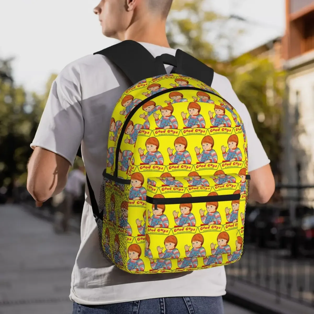 sac à dos d'école good guys child's play chucky pour garçons et filles, sac à dos de randonnée, sac à dos de voyage, sac à bandoulière