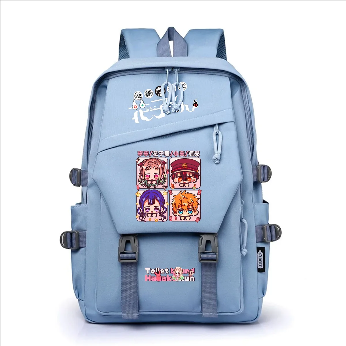sacs à dos décontractés pour étudiants, sacs à livres pour filles, sacs à dos pour ordinateur portable, sacs à bandoulière, motif dessin animé anime toilet-bound hanako-kun