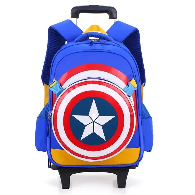 sac de chariot d'école pour enfants pour garçons sac à dos à roulettes d'école pour enfants sac d'école mochilas avec roues sacs à dos à roulettes