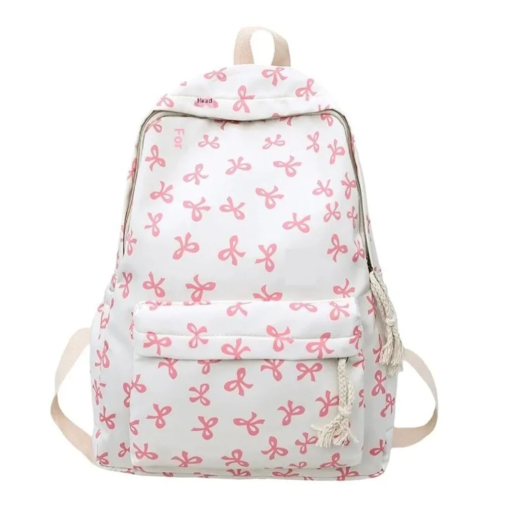 sac à dos léger et durable en nylon pour étudiantes, sac d'école mignon de grande capacité pour filles, 1 pièce