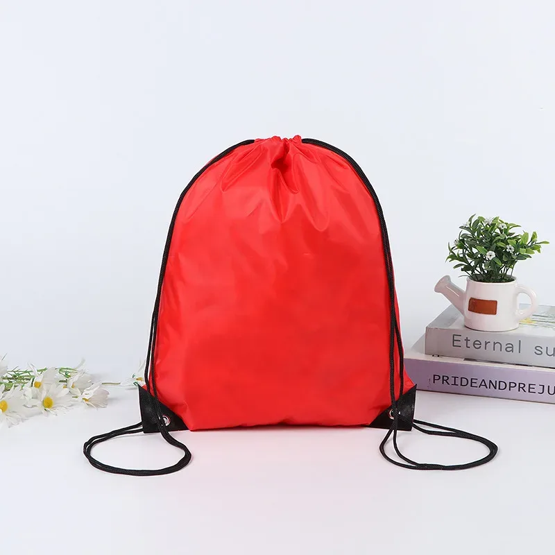 sac à dos en polyester, sac de marathon, sac à cordon, sac de natation en plein air, plusieurs couleurs disponibles