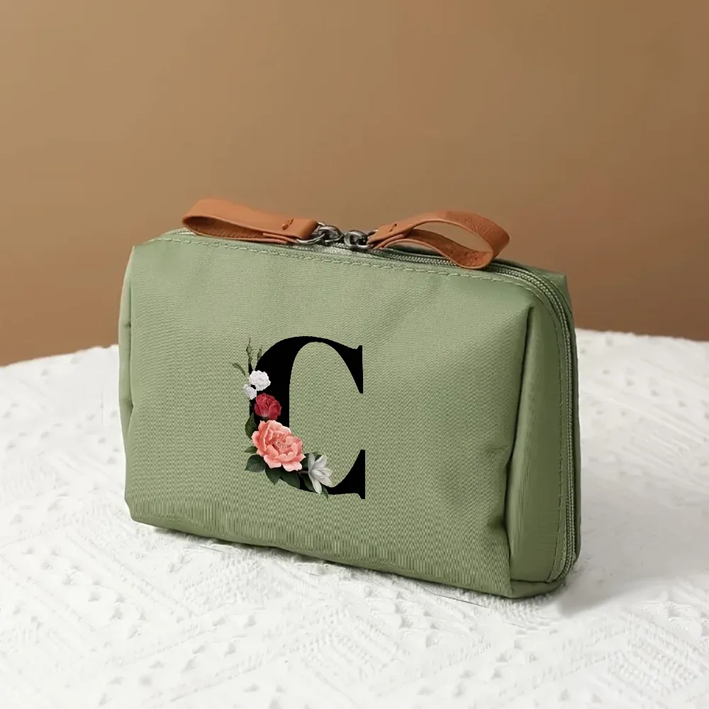 sac de rangement multifonctionnel 1 pièce, trousse de maquillage à la mode pour femmes, trousse de toilette de voyage portable adaptée aux voyages d'affaires et aux voyages