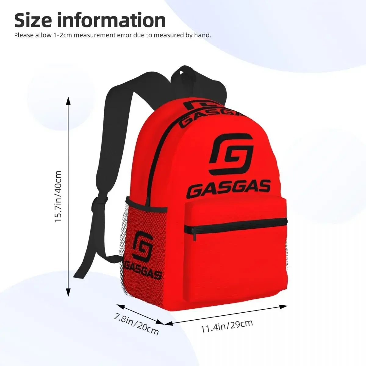 sac à dos g-gasgas pour moto, course moto, étudiant, école, randonnée, voyage, pour garçons et filles, sac à livres, sacs à bandoulière