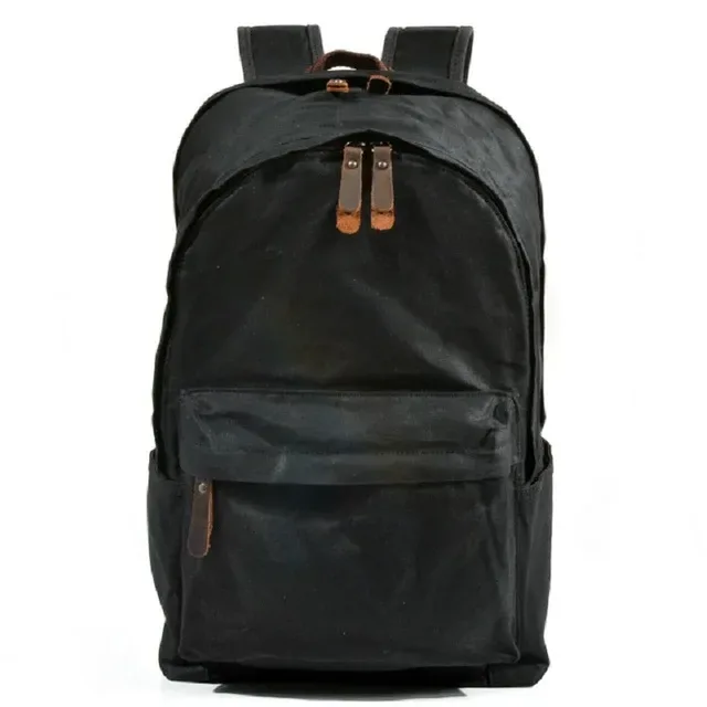 nouveaux sacs à dos unisexes en toile cirée imperméable de créateur, sacs à dos vintage pour hommes, sacs à dos de voyage antivol pour femmes, sacs d'école rétro