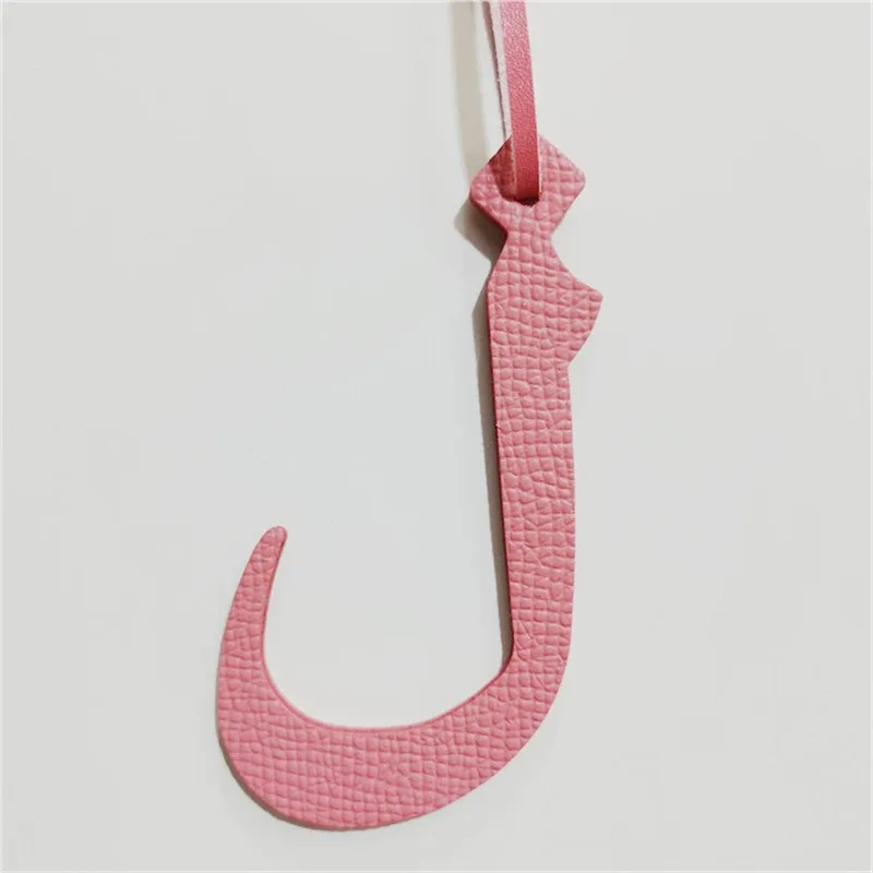 nouveau porte-clés de luxe en cuir véritable avec lettre arabe l, pendentif de sac à dos, breloque de sac pour femmes