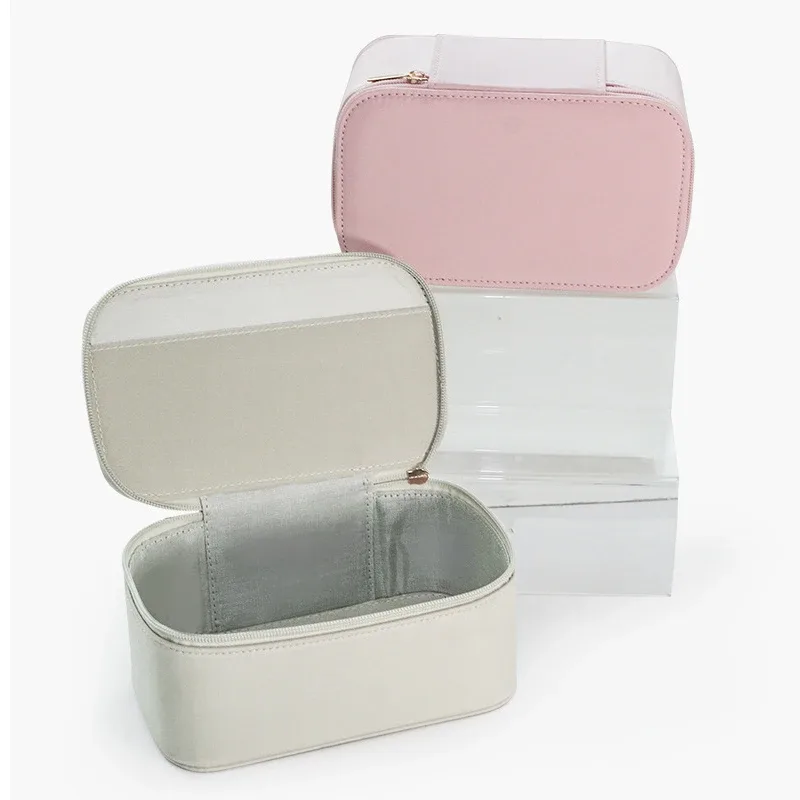 xmessun femmes nouvelle tendance trousse de toilette de voyage oxford, design mode sac à maquillage casual féminin étanche boîte de rangement cosmétique