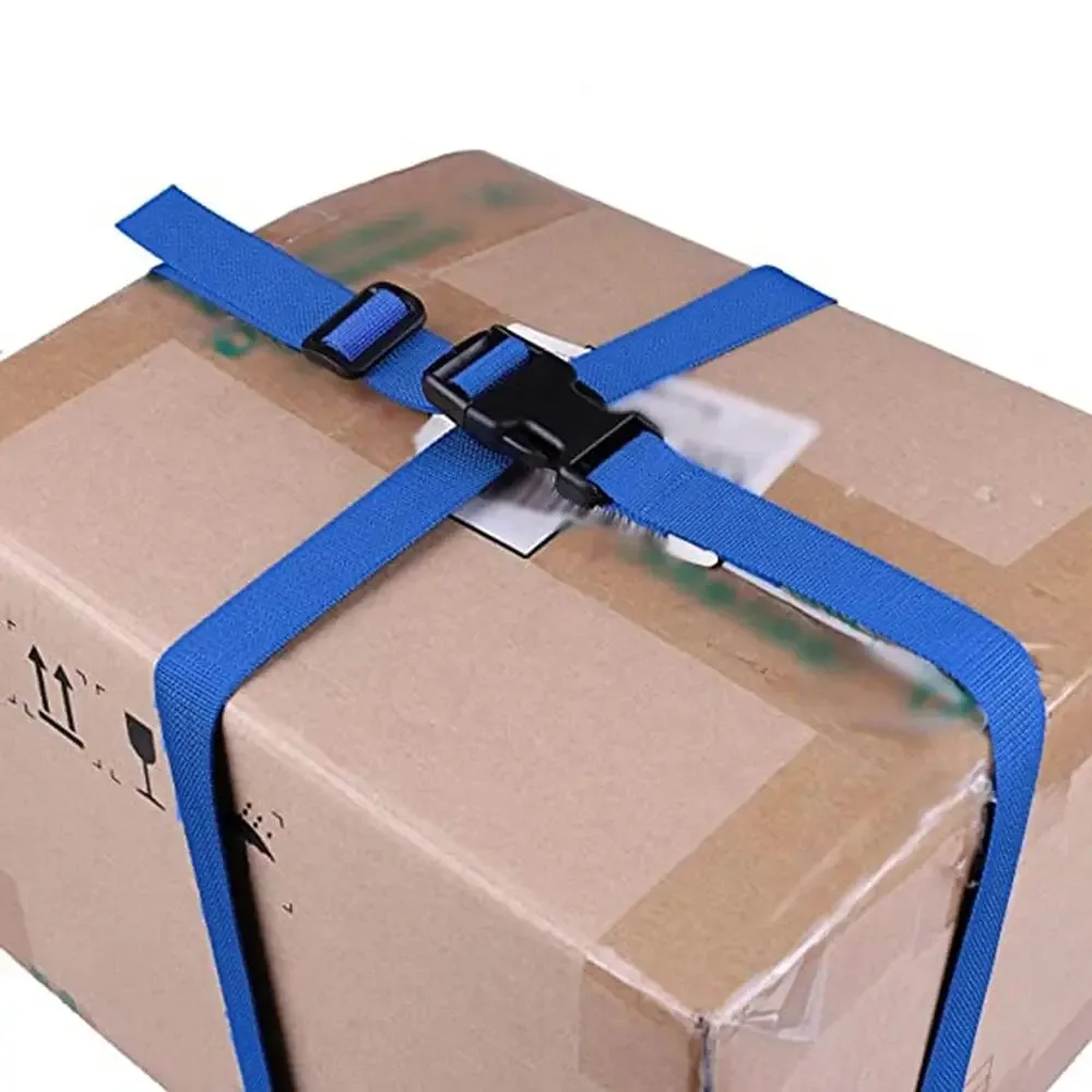 sangles d'emballage de bagages en nylon, ceinture de protection réglable, ceintures de valise, sangles fixes, ceintures de bagages
