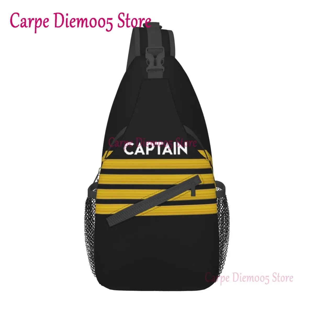 sac à bandoulière à rayures captain pour hommes, sac à dos à bandoulière pour randonnée