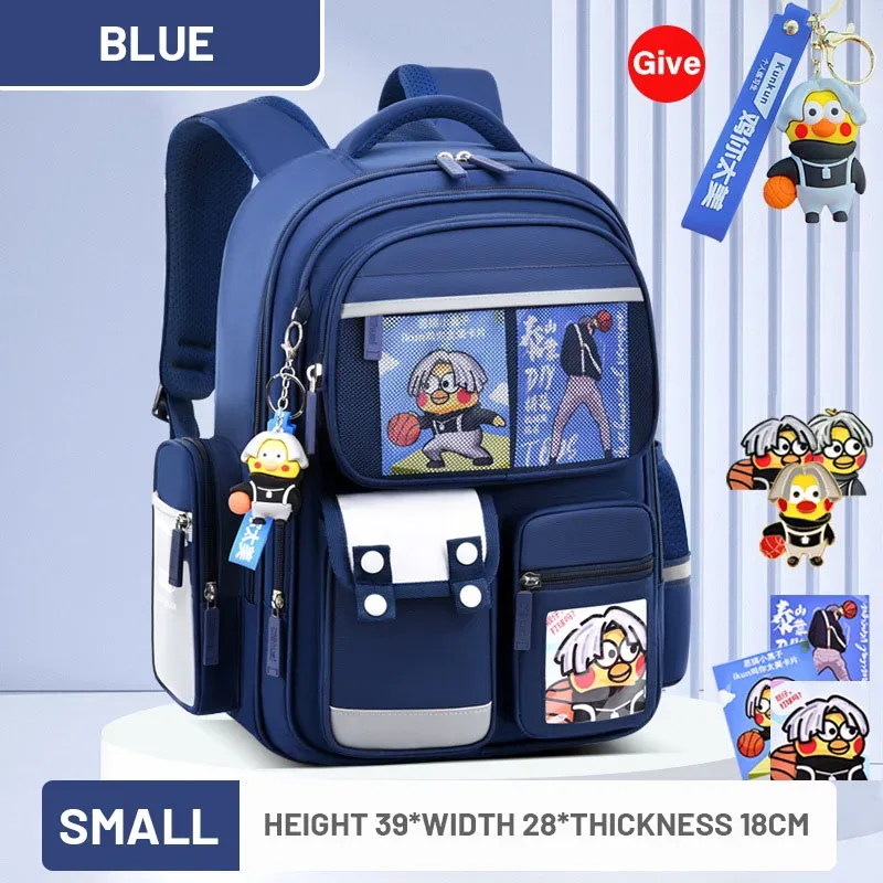 sac à dos d'école primaire pour garçon et fille, cartable de dessin animé pour écolier de 1 à 6 ans, nouvelle collection