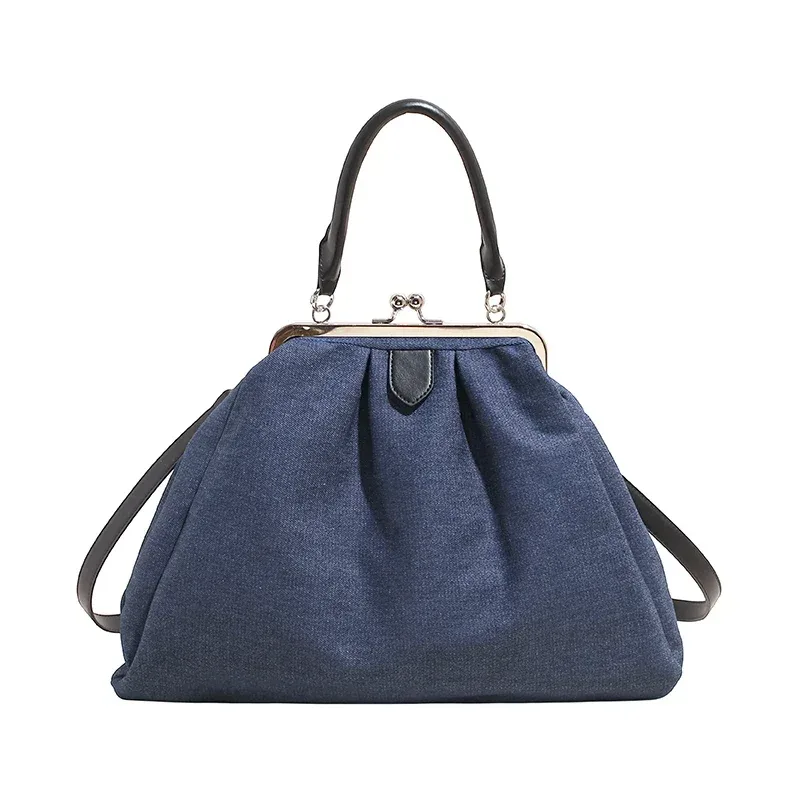 sacs à dos oxford de grande capacité à fermoir couleur unie, style coréen, polyvalents et tendance, sac à bandoulière de haute qualité au design élégant
