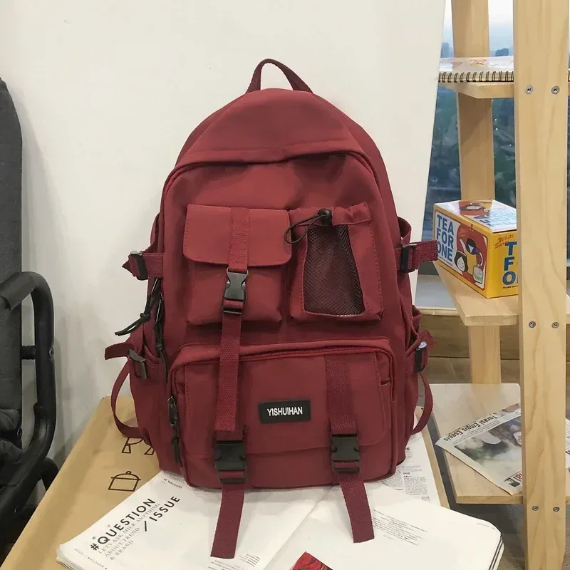 sac à dos multifonctionnel pour ordinateur portable adolescent, sac d'école en toile cool pour femmes, sacs à dos d'étudiant de haute qualité, cartable à la mode pour garçons et filles