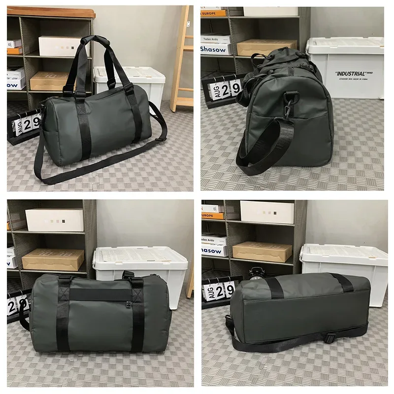sac à bagages personnalisé avec logo imprimé pour femme, sac de fitness léger, sac de rangement de voyage, nom et motif personnalisés