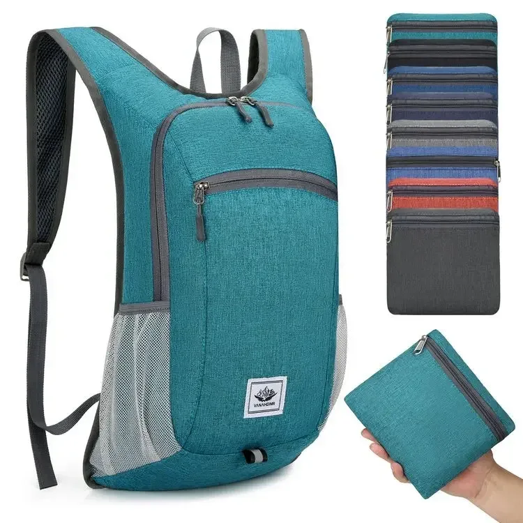 sac à dos portable et pliable pour homme et femme, ultraléger, décontracté, extérieur, escalade, cyclisme, randonnée, voyage, sac à dos, 20l