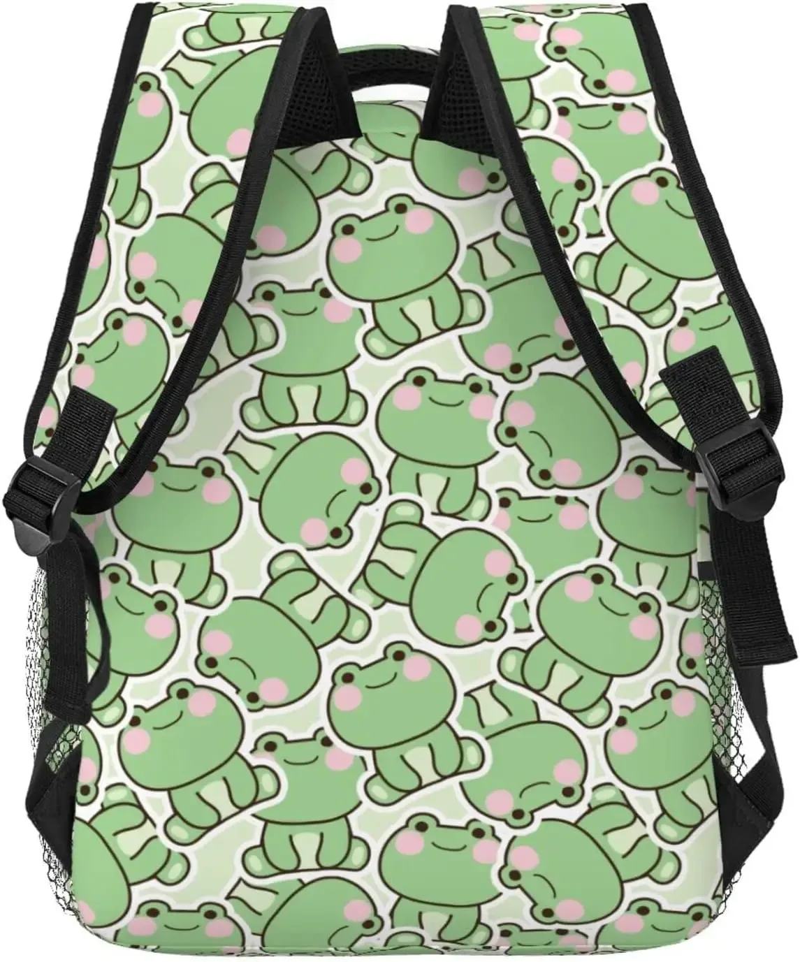 sac à dos imprimé grenouille mignon, grande capacité, sacs pour ordinateur portable, imperméable, léger, accessoires pour le travail, sac de voyage, trucs