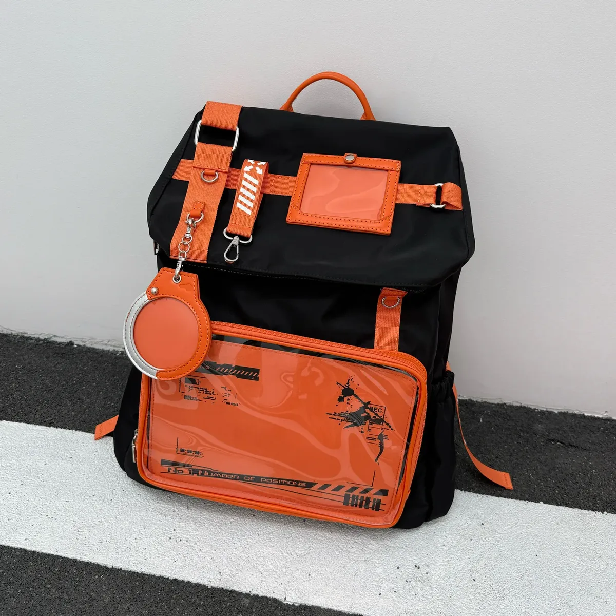 sac d'ordinateur 16 pouces de style académique japonais, grande capacité, polyvalent pour étudiants, loisirs et voyages, sac à bandoulière ergonomique