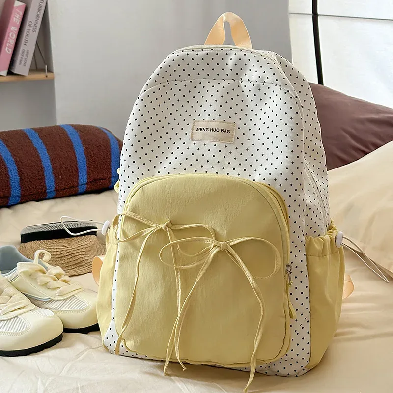 sac à dos kawai grande capacité pour femmes, polyvalent pour les lycéennes et les étudiantes, sac à dos tendance style instagram