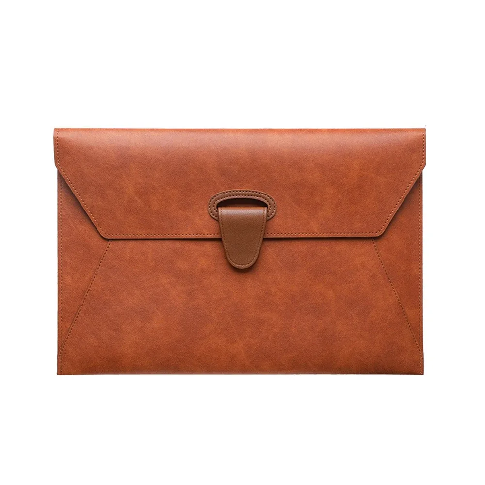 nom personnalisé : sac de classement a4, en cuir, sac de rangement épais et imperméable, sac de bureau, sac à factures