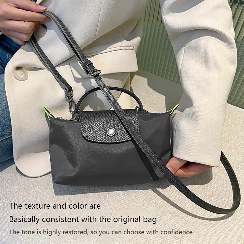 sangle de sac à bandoulière de remplacement en cuir, sangle d'épaule de sac adaptée pour longchamp mini, sangle de sac réglable en longueur, accessoires de sac