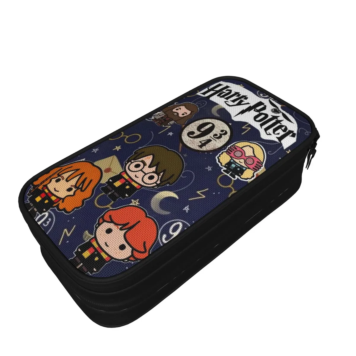 nouveaux étuis à crayons h-hp-p harrys potters, étui à crayons, porte-stylos pour fille et garçon, grands sacs de rangement, cadeaux de bureau, accessoires