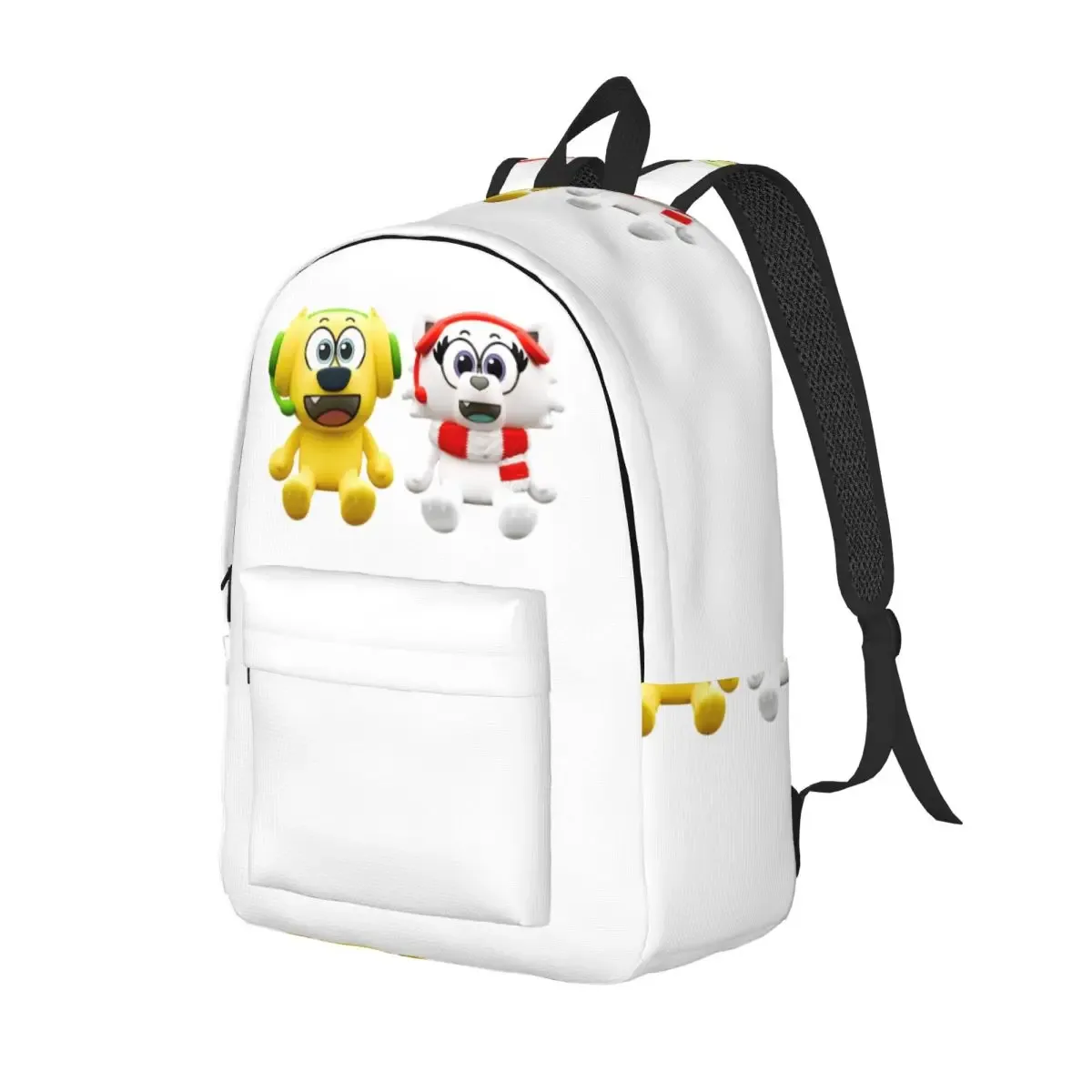 hamburger superdog tyler snowi foxs sac à dos primaire lycée étudiant dessin animé bookbag hommes femmes sac à dos randonnée