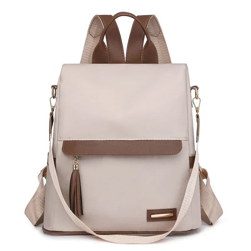 femmes décontracté imperméable en nylon sac à dos nouvelle grande capacité femmes voyage sacs à bandoulière marque de mode femme anti-vol sac à dos