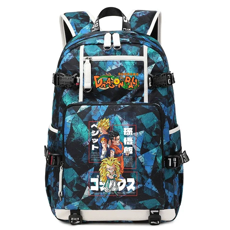 sac à dos d'école imprimé dragon ball z, sac à dos de voyage de grande capacité pour enfants et adolescents