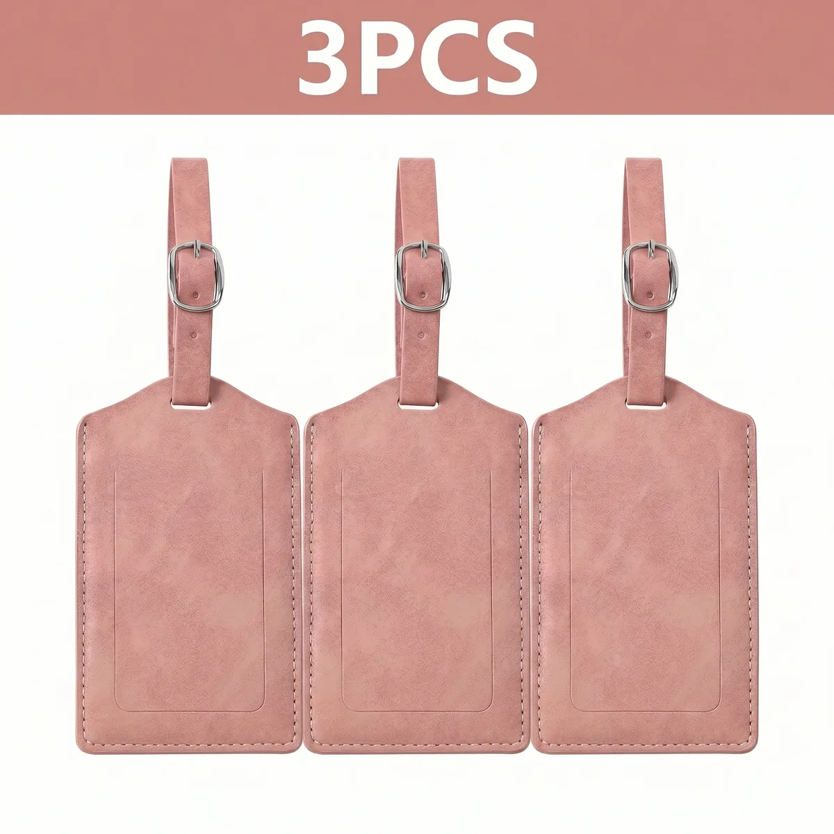 étiquettes de bagage en cuir pu, 3/5/8/10 pièces, avec boucle métallique réglable, anti-perte, étiquette d'identification de valise, étiquettes de bagage de voyage colorées