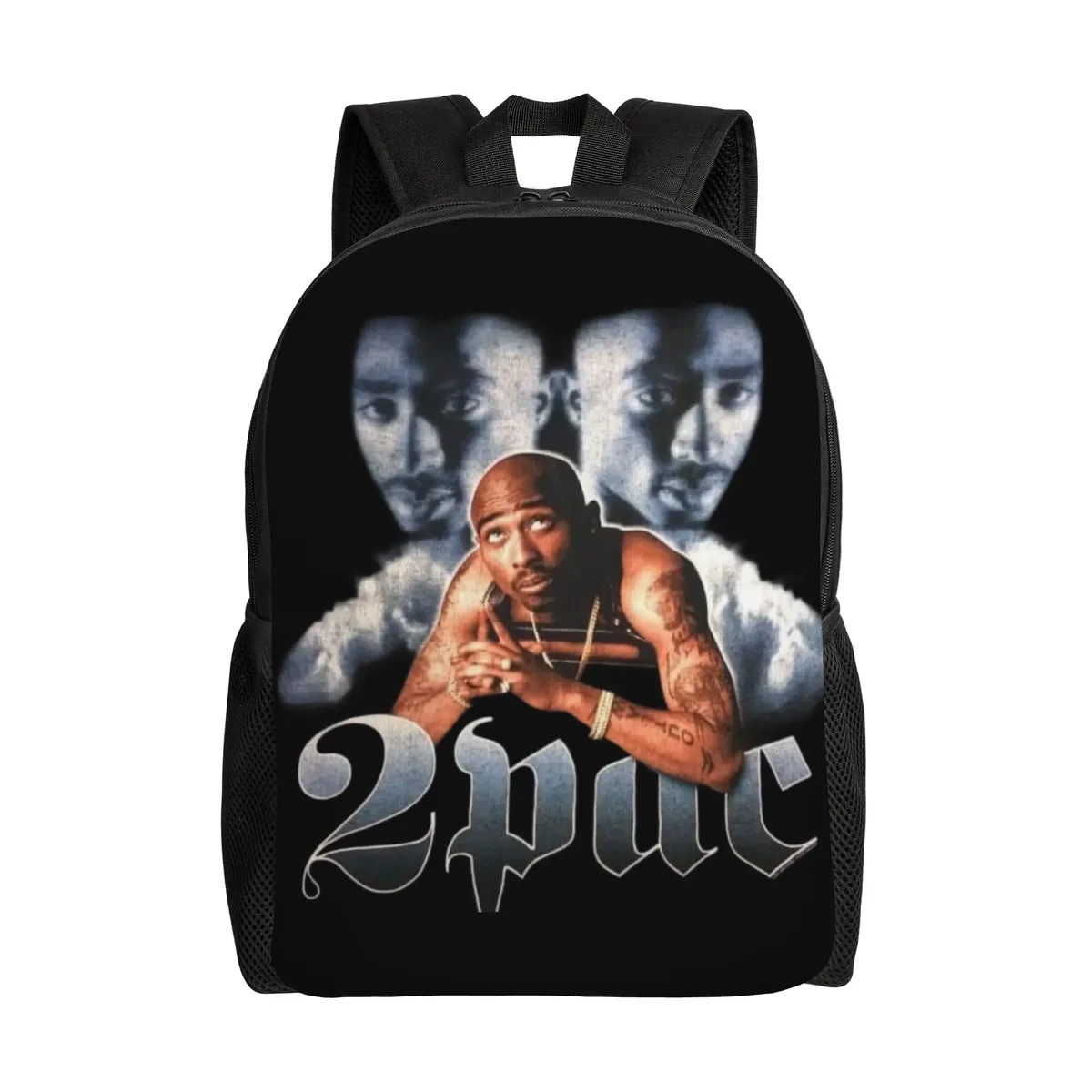 sac à dos populaire du rappeur 2pac pour hommes et femmes, sac à dos cool pour le lycée, la randonnée, les voyages, sac à dos en toile tupac pour l'université, cadeau
