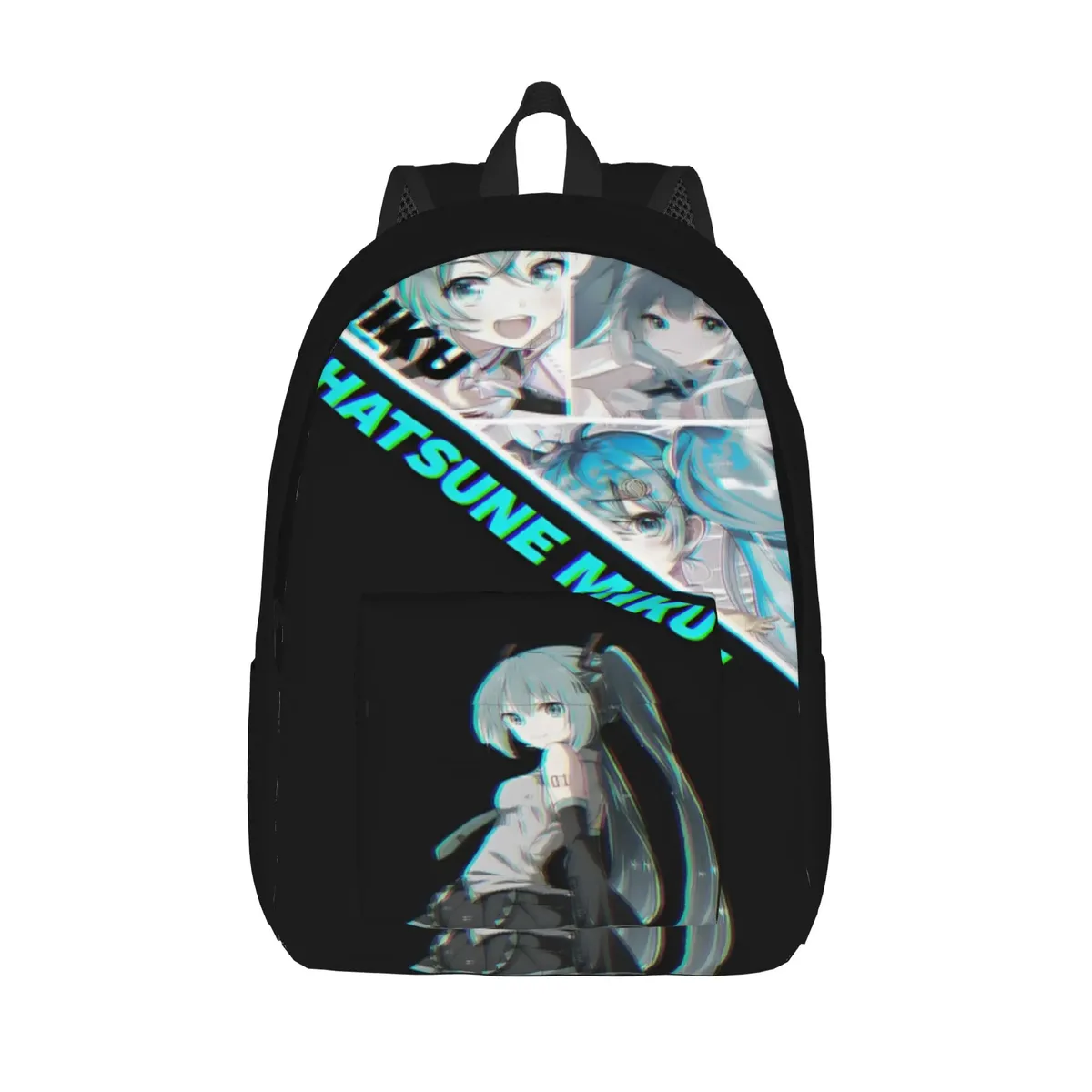 sac à dos hatsune miku pour hommes et femmes, sac à dos décontracté pour étudiants, randonnée, voyage, sac à bandoulière pour l'université, en plein air