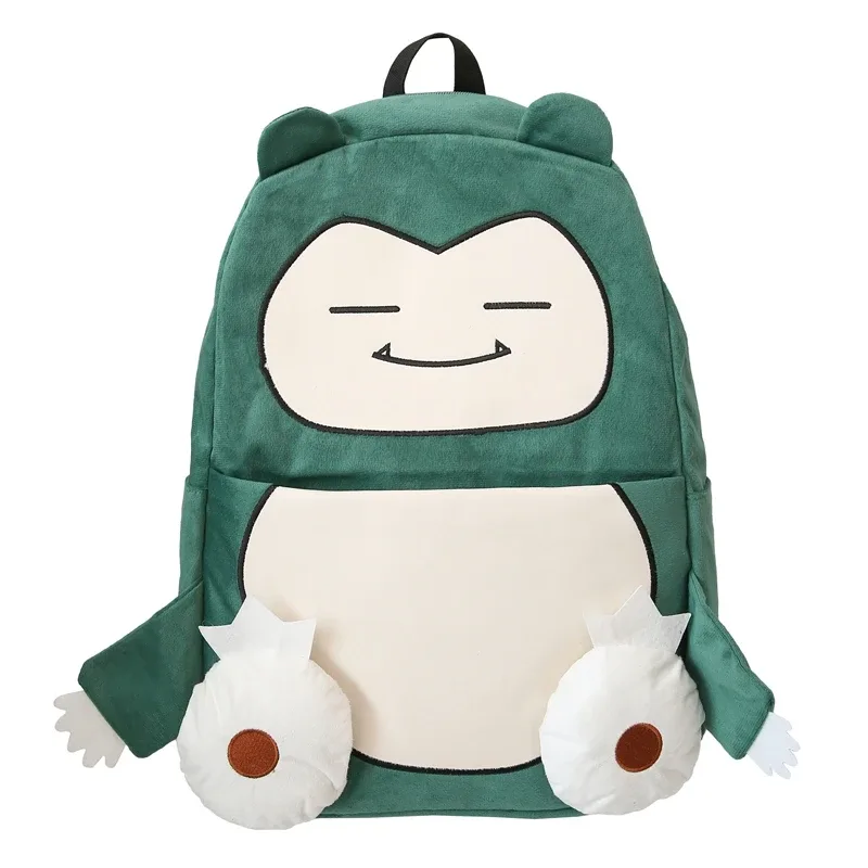 sacs à dos en tissu doux à motif de dessin animé pour femmes, sac d'ordinateur de grande capacité, sacs à main initiés, haute qualité, nouvelle mode