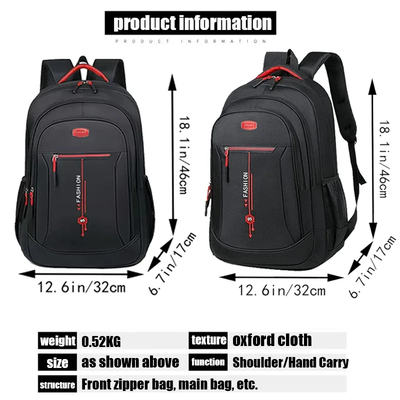 sac à dos de voyage polyvalent pour tous les jours, design tendance avec fermeture éclair contrastée, grand format pour ordinateur portable, idéal pour le travail, l'université et les escapades de week-end