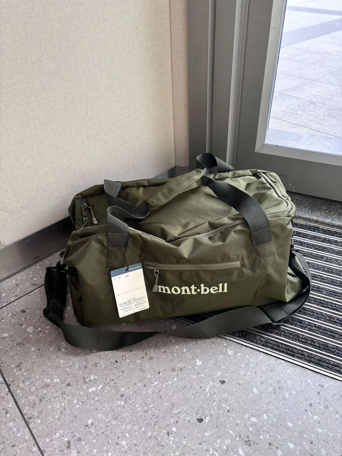 montbell bowling bag sac à bandoulière sac à bandoulière simple en nylon imperméable pour femme sac de voyage 40l